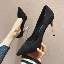 여자하이힐 하이힐을 한국판 여성 가을 겨울에도 어울리는 2019BK와 프로 닷컴 마이크로. 붉은 스틸레토 단화 10cm