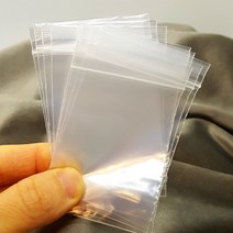 소프라노주얼리 지퍼백 미니봉투 포장봉투 폴리백 투명비닐봉투 주얼리보관 투명지퍼, 10장