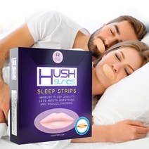 HUSHSTRIPS 허쉬스트립스 입벌림 방지용 마우스 테이프 밴드 32매, 1개
