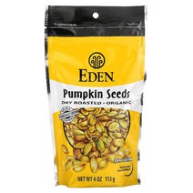 HK몰 Eden Foods 유기농 호박씨 건조 로스트 4 oz(113 g), 4 온스, 2kg