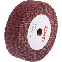 Uxcell 150mm x 50mm 320 그릿 부직포 연마 버니 싱 휠 연마 천 나일론 와이어 드로잉 플랩 휠 스테인레스 스틸 메탈 레드