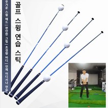 EVA 스윙 연습 스틱, 블랙 블루