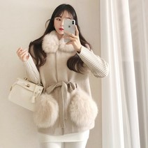 고급스럽잖아 리얼폭스 포켓 가디건 자켓(outer1323) .드레스날다