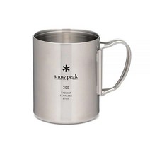 스노우피크 인슐레이트 스테인리스 머그잔, 300ML