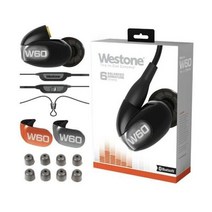 웨스톤 W60 Gen2 6 드라이버 트루-Fit 이어폰 MMCX 오디오 & 블루투스 케이블