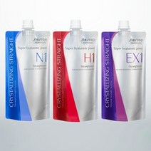 시세이도 프로페셔널 크리스탈라이징 알파H 스트레이트크림 N 일반 손상모용 1제 400ml + 2제 400ml, 1세트