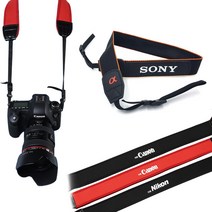 _ 호환용 DSLR 카메라 넥스트랩 캐논 니콘 소니 로고, 소니알파로고 넥스트랩/블랙