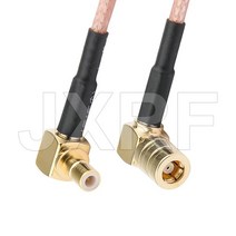 광점퍼코드 광케이블 피그테일케이블 옵티컬 케이블 JXRF SMB 수 암-SMB 암 직각 피그테일 점퍼 RG316 10cm-5m, 100.No 10 - 10CM
