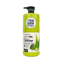 오가니아 착한 알로에 베라 헤어 샴푸 린스 1500ml 대용량 가정 업소 용, 오가니아 착한 알로에 컨디셔너 1개