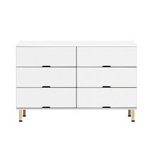 소니 원형 G 3단1200 H 서랍장, 화이트