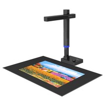 CZUR Shine Ultra Pro 휴대용 문서 스캐너 24MP 북 스캐너 최대 DPI 440 USB 문서 카메라 A3 대형 포맷 북 스캐너 높이 조절 가능 윈도우 및