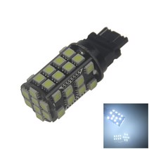 1x 흰색 자동차 3157 브레이크 라이트 백업 전구 40 이미터 5050 SMD LED W2.5q Z20523, 한개옵션0, 1개