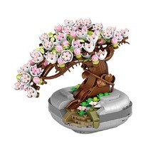 LOZ 미니블럭 플라워시리즈_벚꽃화분, 플러워시리즈_벚꽃화분