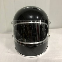 오더봇 티티앤코 TT&CO 소두핏 헬멧 톰슨 D컷 클래식 바이크 스쿠터 베스파 할리 데이비슨 경량 하이바 티티엔코 풀페이스, 4XL, 유광 블랙