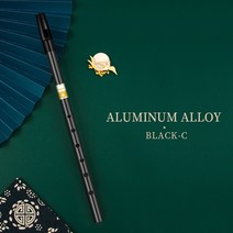 골드플룻 아일랜드 휘슬 플루트 C/D 키 주석 페니 6 홀 악기, [04] Black-C, 04 블랙-C