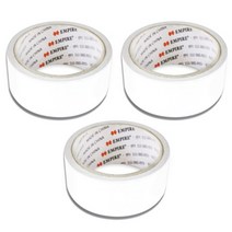 엠파이어 산업용 양면테이프 48mm x 10m, 화이트, 20개입