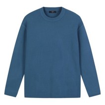 탑텐 22 FW 남자 소프트터치 텍스쳐드 라운드넥 니트 SB