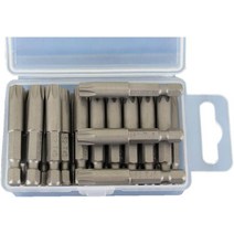 temo 50 pc t25 torx 6포인트 임팩트 레디 1인치 긴 스크루드라이버 인서트 비트 퀵 릴리스 슬롯이 있는 육각 섕크, t45 2인치