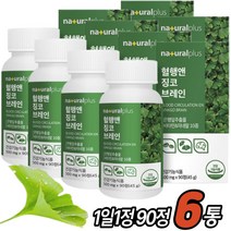 노인 뇌에좋은 영양제 은행잎추출물 징코 GINKGO 식약처인증 손끝 혈행 개선 저림 대용량 겨울철 면역력 아연 ZINC 나이아신 철분 아연 셀렌 할머니 할아버지