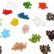 [크리스탈 주판알] 6mm 주판알 비즈 팔찌공예, 토파즈