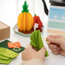 가습기 만들기 펠트 방과후학습 미술준비물 DIY, 파인애플