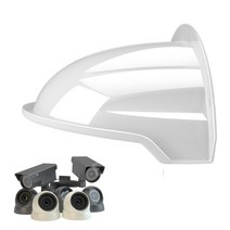CCTV 함체 전용 레인 하우징 커버 보호 박스 실외 돔 쉘 직경 290mm 화이트 블랙, 1개