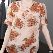 가바바 여성 블라우스 엄마취향 져격의 플라워셔츠 G69531