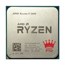 AMD Ryzen 5 2600 R5 2600 3.4GHz 6 코어 12 코어 65W CPU 프로세서 YD2600BBM6IAF 소켓 AM4