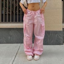 세미와이드슬렉스 항아리 와이드 앵글 치마 바지 의류 오버사이즈 드로스트링 로우 웨이스트 낙하산 루스 핏 스웨트 팬츠 바지 여성 조거 카고 바지 스트리트웨어 의상