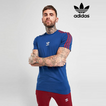 아디다스 오리지널 스포티브 QQR 콜라보 삼선 반팔티