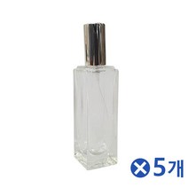 심플 투명한 유리 30ml 향수공병x5개 여행용향수 리필향수공병 미니향수공병 스프레이용기 향수리필병 향수용기 휴대용공병 예쁜향수공병 향수리필케이스 향수통 휴대성