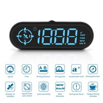 c300s 티맵 k20s 카니발 bmw G9 자동 HUD 안전 운전 보조 헤드 업 디스플레이 속도계 알람 LED 정확한 가, 01 G9 GPS For all car