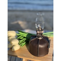 이소 부탄 가스 캠핑 호롱불 랜턴 가죽 워머 커버, 230G, 커피