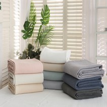 마이코튼 천연 목화솜 순면 누빔 피그먼트 침대패드 겸 이불 패드, 민트