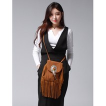 빈티지 테슬 스웨이드 크로스백