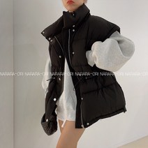 나라라오리 포그니 패딩 조끼 4컬러