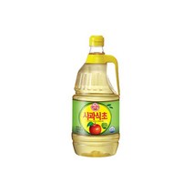 MDG6731 오뚜기 사과식초 1.8L 1개 숙성 조미료 소스 발효식품 (살균/건강식품/요리/술), v본상품선택V