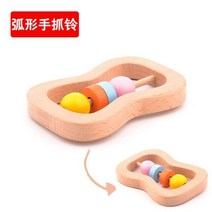 신생아 나무 딸랑이 장난감 나무 딸랑이 작은 나무 딸랑이 도매 아기 장난감 0 12, 2