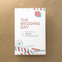 마음닷컴 청첩장 초롱불카드 cho7714 봉투 스티커 포함, 100매 세트