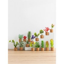 코르크 미니 화분 냉장고 자석 16Type, 15