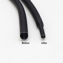 1미터 블랙 디아 2 3 4 5 6 7 8 9 mm 열 수축 튜브 폴리올레핀 케이블 슬리브 절연, 01 Black_16 9mm_01 1M