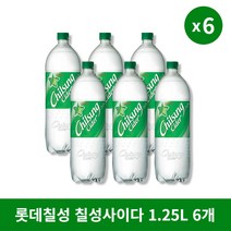 칠성 사이다 1.25L 6입 페트병 매장용 업소용, 6개