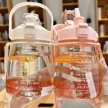 대용량 고안치 물컵 여성 빨대 배불뚝이컵 휴대 그물 붉은 잔 큐트 스포츠 물병 2686348758
