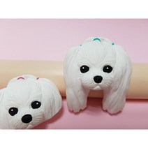 말티즈석고방향제 강아지방향제, 말티즈, 화이트머스크, 차량용 ( 차량용 클립 O )