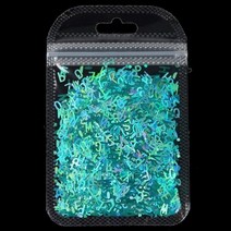 DIY 크리스탈 UV 에폭시 수지 금형 충전을위한 3D 홀로그램 네일 아트 장식 스파클 영어 편지 반짝이 조각, 08 8