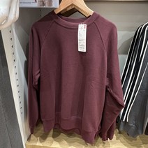 UNIQLO 유니클로 463192 남성 여성 사이드 패치워크 스웨트셔츠 티셔츠