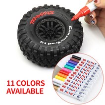 trx4m RC도구액세서리 장난감RC 자동차 액세서리 타이어 색칠 페인트 마커 드로잉 펜 도구 크롤 러 Traxxa, 03 Black 1pcs