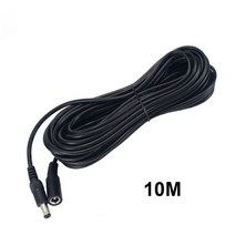 연장 케이블 DC12V 5.5*2.1mm 남성 여성 전원 코드 1M 2M 3M 5M DC 커넥터 LED 스트립 조명 어댑터 CCTV 카, 한개옵션1, 05 10M