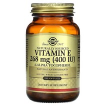 솔가 비타민E 천연 원료 268mg(400IU) 소프트젤 100정