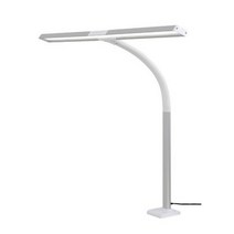 터치 스마트 LED 책상용 와이드 스탠드 800mm 화이트